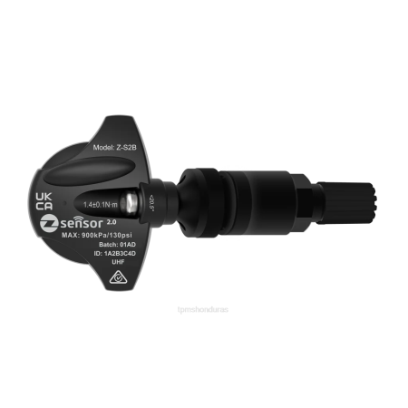 TPMS Honduras 2HDD111 Sensor tpms de repuesto para Volkswagen oe - oe p/n 2n0907251, 2n0907275a frecuencia 433mhz vástago de válvula de metal - negro